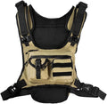 DONGKER Chest BagMulti-Pocket Hiking Travel Chest Pack with Zipper &amp MOLLE System for Hunting Cycling Climbing Fishing