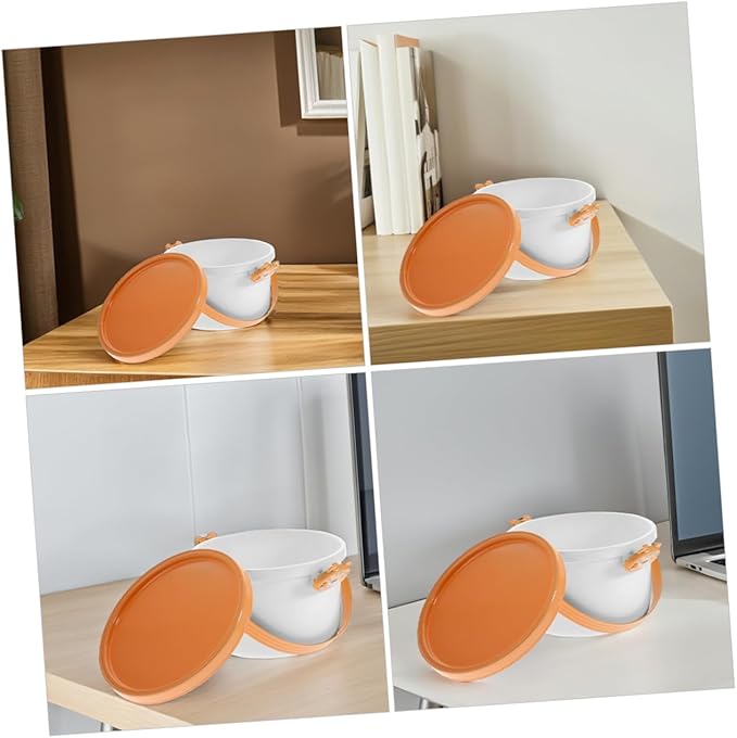 2pcs Portable Toy Storage Bin with Handle Sturdy Organizer for Boy Girl Toys Pet and Stationery Versatile Storage Container with Lid for Living Room and Playroom