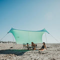 Neso Grande Portable Beach Tent Sun Shelter - Lightweight Beach Shade Canopy - Easy Setup for Family Outings - Patented Reinforced Corners - UPF 50+ Sun Protection