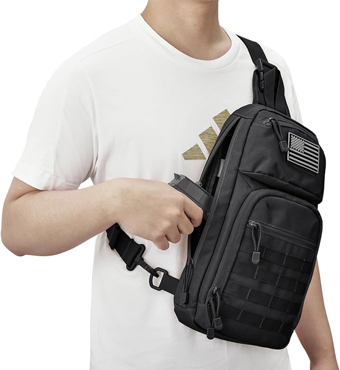 G4Free Outdoor Tactical Bag Backpack and 10L Tactical EDC Sling Bag Backpack