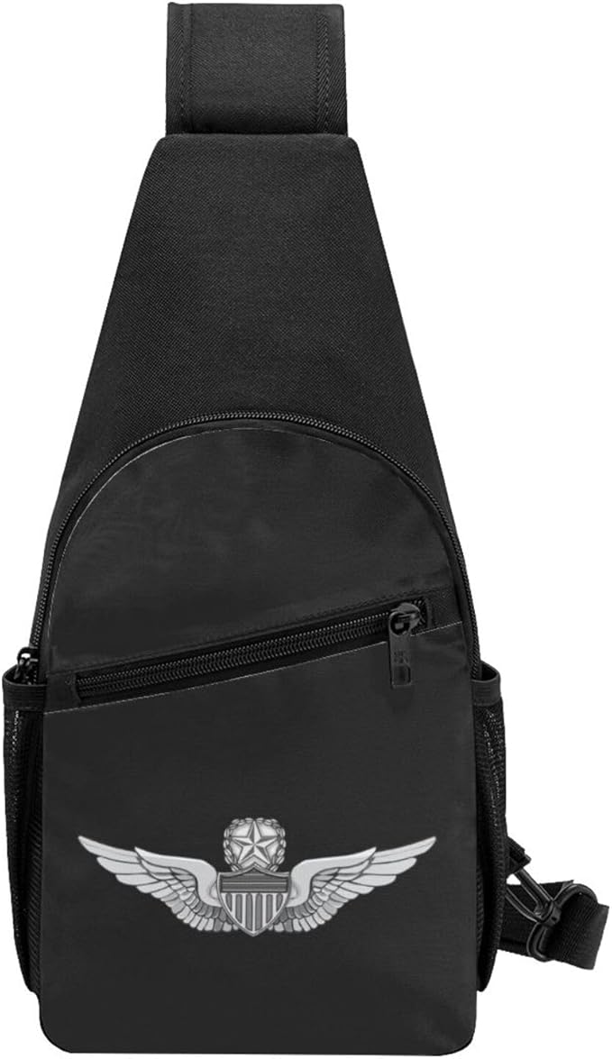 Army Master Aviator Wings Chest Pack Leisure Shoulder Crossbody Chest Bag