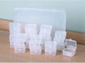 24 Container Storage Box with Easy Snap-lock Lids