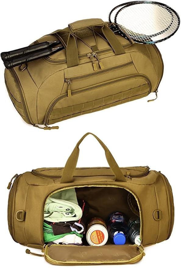 Tactical Military Duffle Bag Assault Gear Shoulder Range Backpack for Hiking Traveling