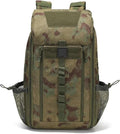 Compatible For Tactical Outdoor Medical Backpack Large Capacity Camping Mountaineering Emergency Bag(Ruins Green)