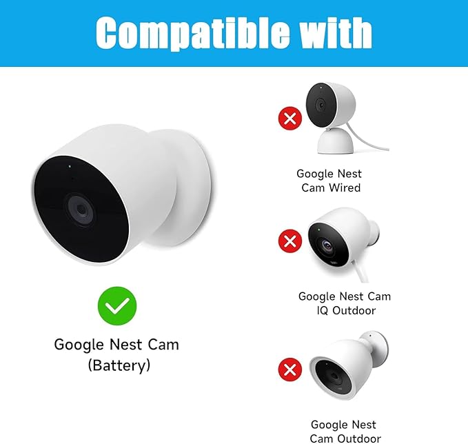 Solar Panel Compatible with Google Nest Camera Outdoor &amp Indoor (Battery Version) 6W Solar Power Charger for Google Nest Camera Solar Panel with Indicator Light 13ft Cable