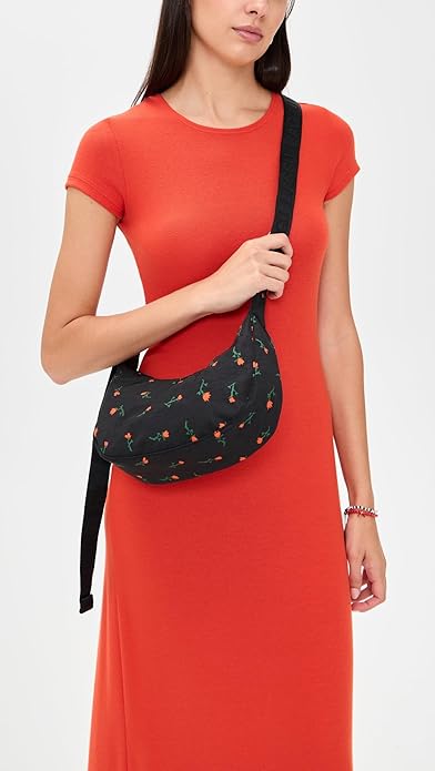 BAGGU Small Nylon Crescent Bag