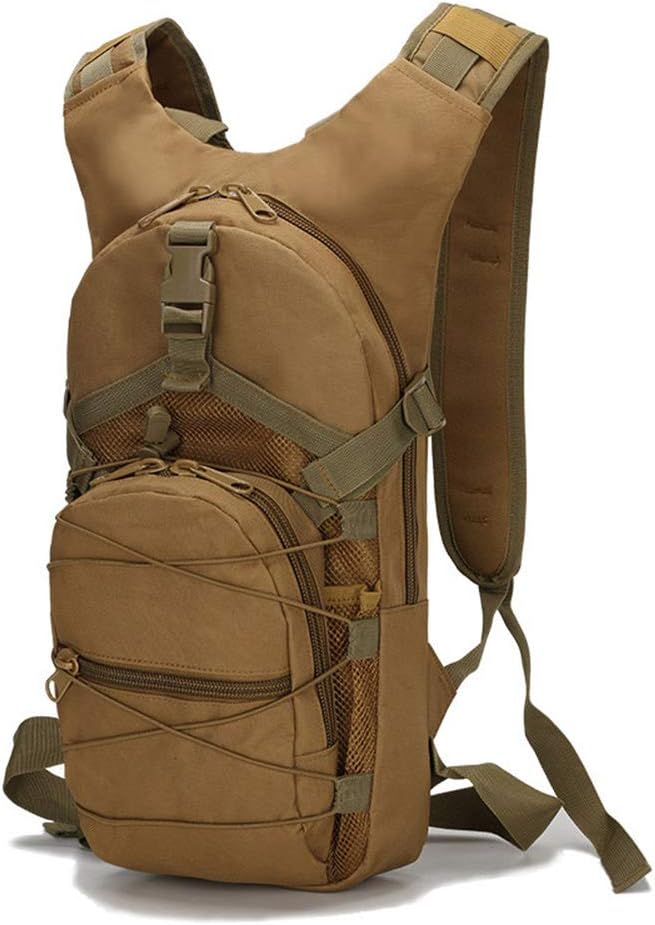Outdoor Sports Pack Hiking Bag Tactical Rucksack Camo Knapsack Combat Camouflage Tactical 20L Backpack - Tan