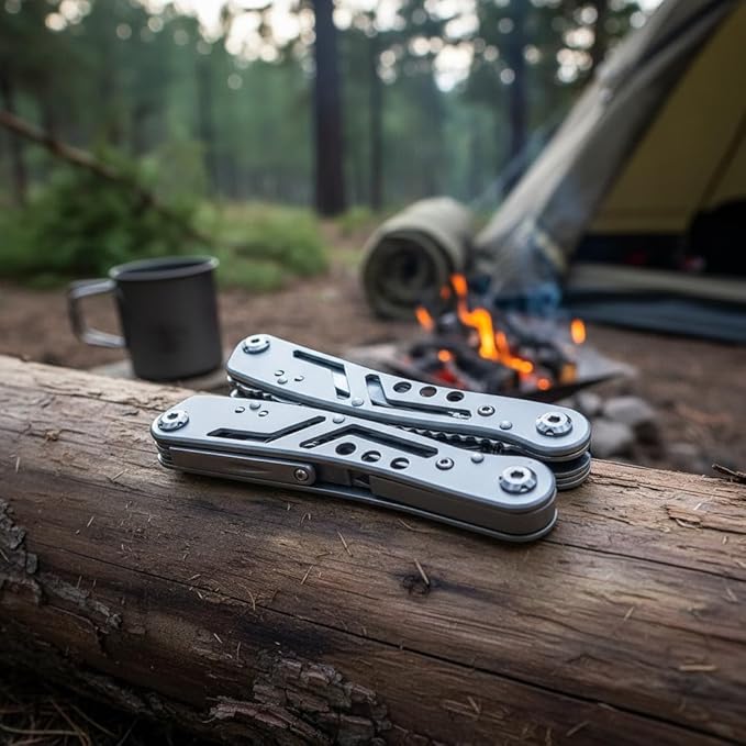 Rogue 18-in-1 Full-Size Versatile Multi-tool for DIY Home Garden Outdoors or Everyday Carry (EDC) Stainless Steel