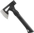 SULKADA Camping Hatchet 10.5 Inch Survival AxeStainless-Steel BladeFiberglass Shock Reduction Handle with Anti-Slip Grip for Chopping WoodGardening and Outdoor SurvivalGift for Dad Men