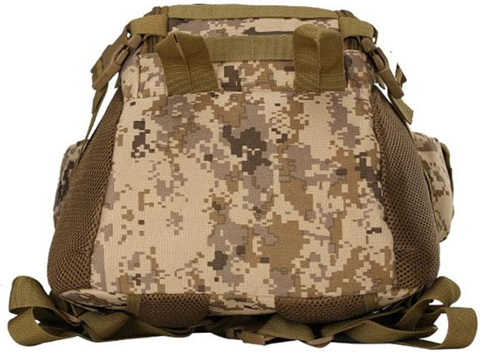 Outdoor Sports Pack Hiking Bag Tactical Rucksack Camo Knapsack Combat Camouflage Tactical Molle 45L Backpack
