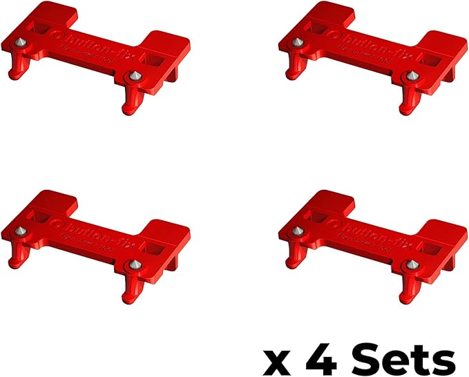 Button Fix Type 2 Bracket Marker Connecting 90 Degree Panels with New Upgraded Button (4X Marker Guides)