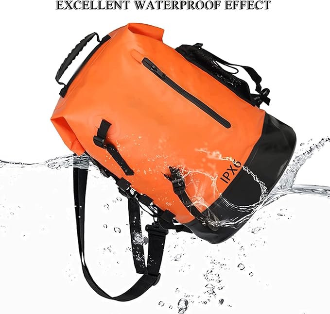 Large Capacity Waterproof Dry Bag Floating Mountaineering Backpack Roll-top Drying Bag for Kayaking Camping (Size : 20L)