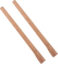 2pcs Wooden Axe Handle Replacement for Camping Woodworking Ax Handle Comfortable Grip Sturdy
