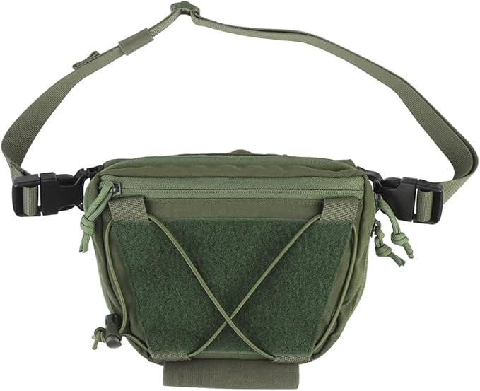 Tactical Quick Release Dump Drop Pouch with Hook &amp Loop Fanny Pack Waist Bag Utility Tool Organizer Admin Pouch