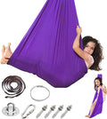 Kids Therapy Swing with Special Needs Snuggle Swing Cuddle Hammock Indoor Adjustable Aerial Yoga for Children with Autism ADHD Asperger Sensory Integration (Hardware Included)