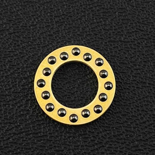 2-Piece Set Brass Cage Bearing with Outer Diameters 14.3MM