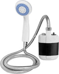 Naroote Portable Outdoor Shower Camping Shower Portable Shower Portable Shower ABS Electric Battery Powered Camping Shower Pump for Outdoor Use