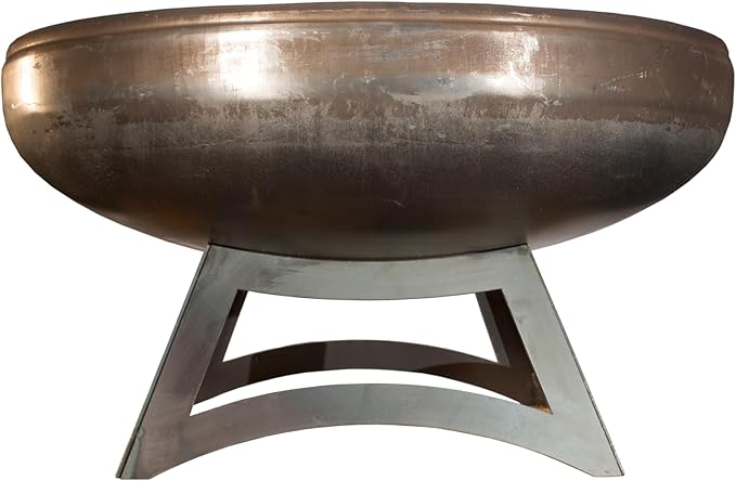 Liberty Fire Pit – Ohio Flame Wood Burning Outdoor Fire Pit - 36 Diameter with Hollow Base (Made in USA)