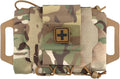 Tactical Military Pouch MOLLE Rapid First-aid Belt Pouch Survival Two-Piece System Med Roll Carrier Hypalon Handle Bag