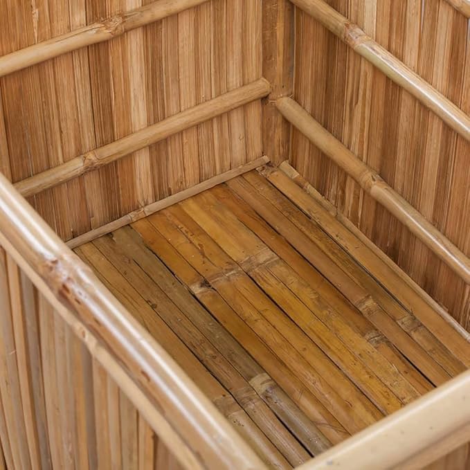 (Priority Delivery) Storage Box with lid for Living RoomBedroomCorridor EntranceStorage Boxes 3 Pieces Bamboo