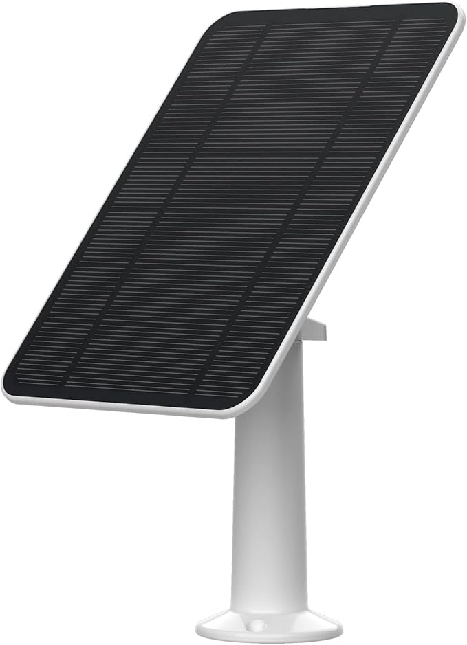 4W Solar Panel Compatible with SimpliSafe Outdoor Camera Includes Secure Wall Mount IP65 Weatherproof13.1ft Power Cable (2)