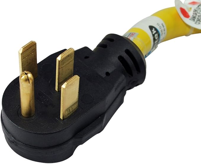 Conntek 14335 1.5-Foot Adapter 50 Amp 14-50P Male Plug To L14-30R 30 Amp 125/250 Volt Locking Female Connector Black