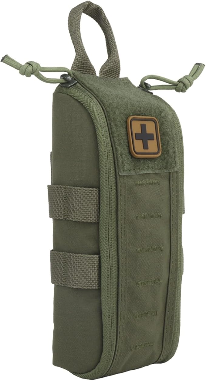 First Aid Kit MOLLE Waist Belt Bag Hunting Vest Outdoor Quick Response Tactical Medical Pouch