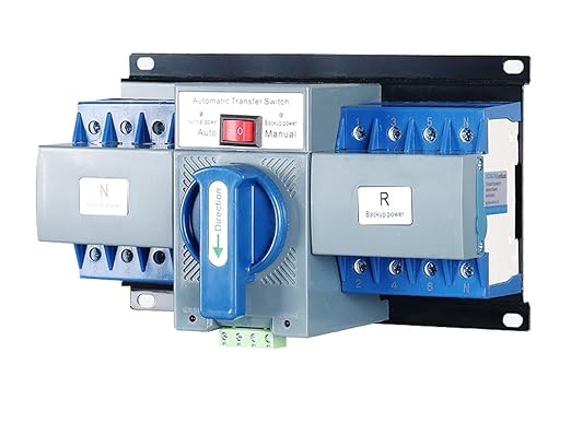 JONASC AC220V 63A 4P Dual Power Automatic Transfer Switch Generator Changeover Switch 50Hz/60Hz