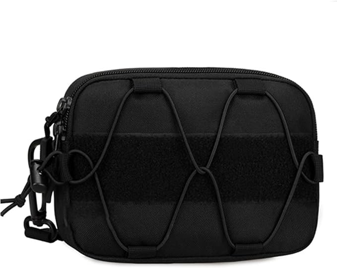 Tactical Molle Admin Dump Pouch Utility Cell Phone Flashlight Tool Pouch for Vest Chest Waist Pack for Small Tool Horizontal Modular Organization