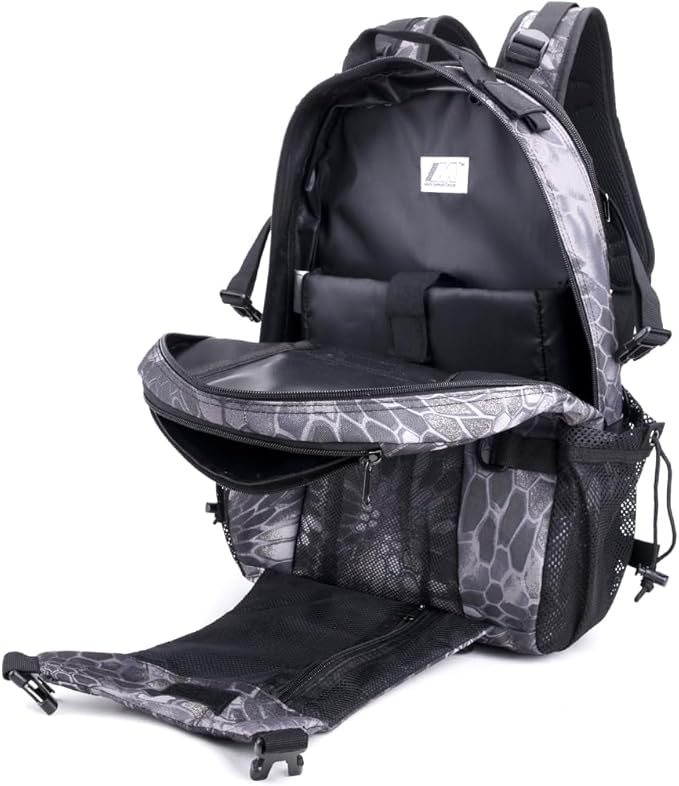 Tactical Military Assault 30L Travel Backpack Army 3-Day Assault Pack for Camping Hunting Trekking Outdoor Survival Molle Bag with Multi-Compartment Storage Pantone Black