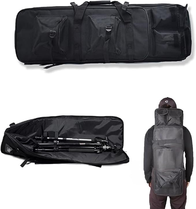 32/37/46 Double Rifle Case Soft Bag Backpack Portable Long Rifle Bag for Firearm Storage and Transportation Perfect for Indoor/Outdoor Shooting
