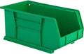 Hudson Exchange 15 x 8 x 7 Plastic Stackable Storage Bin and Hanging Container Green