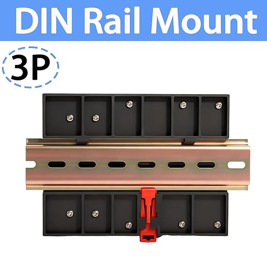 Mini ATS Automatic Transfer Switch Dual Power Changeover Switch 100A 110V Generator Electrical Selector Switches DIN Rail Mount 2P/3P
