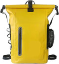 Waterproof Kayak Dry Bag Drift Swimming Backpack Large River Trekking Shoulder Beach Diving Dry Rafting Canoeing PVC Camping Bag(Yellow)