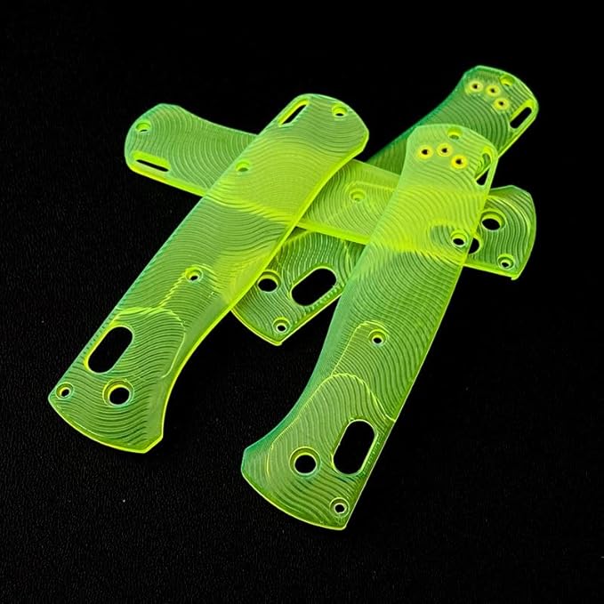 1 Pair Custom Acrylic Scales Fits for Bugout 535 Non Slip Handle Patch DIY Accessory
