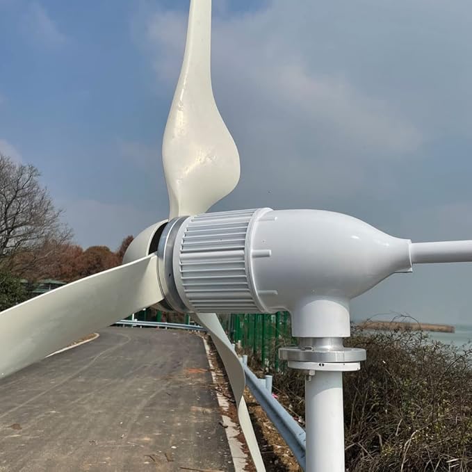 3000W 48V Wind Turbine Generator with Hybrid MPPT Controller 3KW Permanent Magnet Generator for Homeuse 3 Blades Free Energy Windmill (with MPPT Controller)