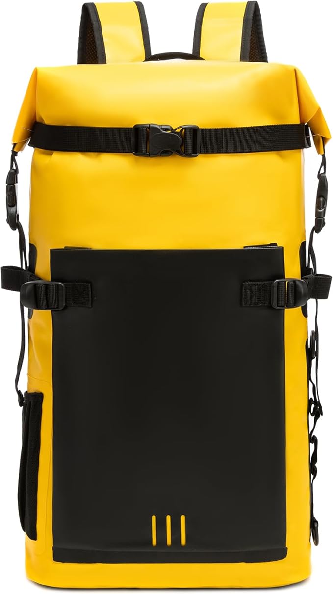 Waterproof Dry BagHeavy Duty Hiking Backpack Roll-Top Closure Bag for Kayaking Hiking Camping Boating- Men/Women ﻿