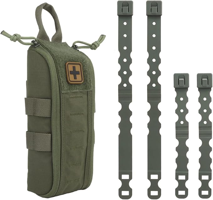 Tactical Quick Release Molle Medical First Aid Pack Storage Pocket Survival EMT IFAK Rip-Away Trauma Bag