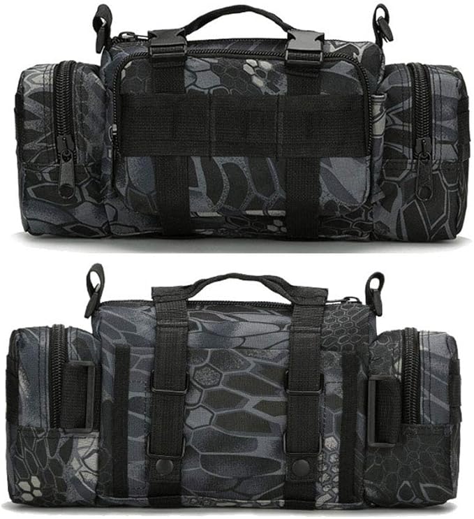 Outdoor Sports Hiking Pack Range Bag Molle Camouflage Tactical Camera Gear Bag - A-TACS FG