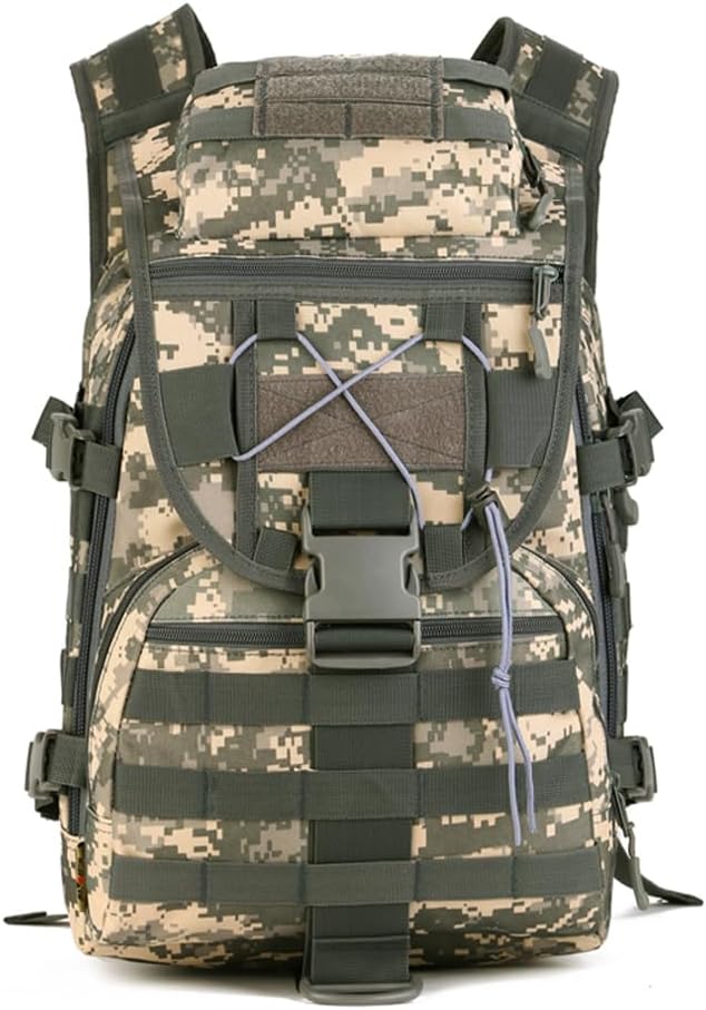 40L Tactical Military BackpackMOLLE Hunting Backpack/Fishing Rucksack/Laptop Bag/Assault Pack for Hiking Camping Hiking Travel