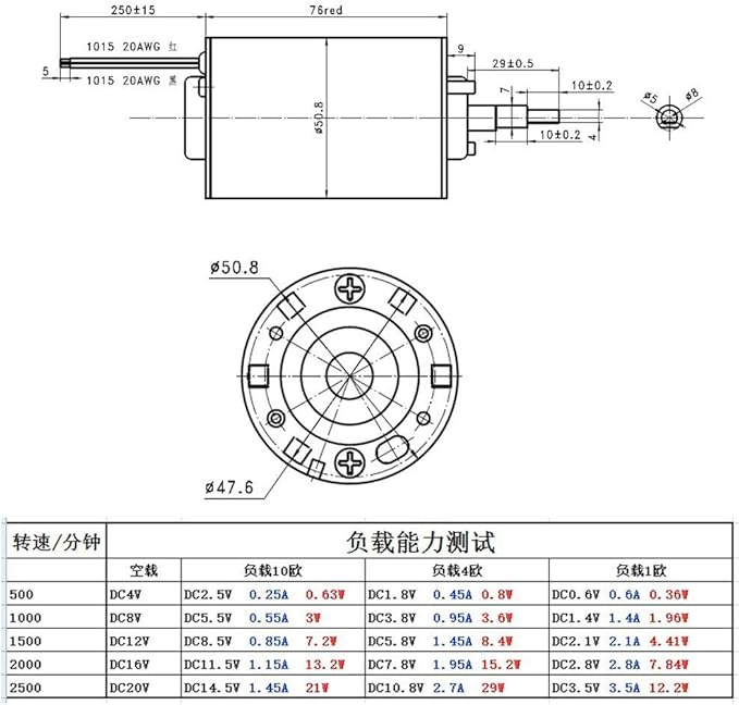 Small Wind Turbine Generator 36W 40W 12-24V DC Permanent Magnet Motor Dual Purpose 4 Gears