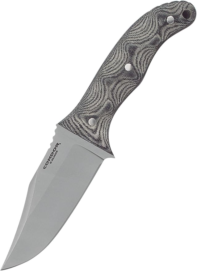 Condor Tool &amp Knife Little Bowie Knife 1075 High Carbon Steel 10 in Overall Length Leather Sheath
