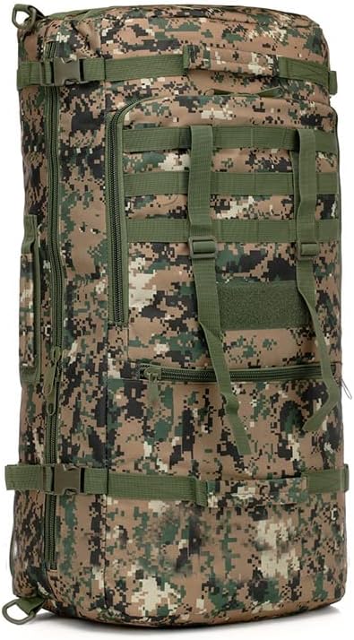 Outdoor Sports Pack Hiking Bag Tactical Rucksack Camo Knapsack Combat Camouflage Tactical Molle 60L Backpack