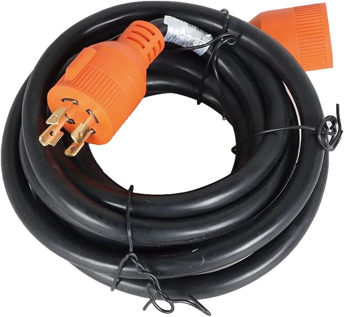 labwork 30A 15FT Generator Extension Cord L14-30P to L14-30R 4 Prong 125/250V Up to 7500W 10 Gauge SJTW Generator Cord