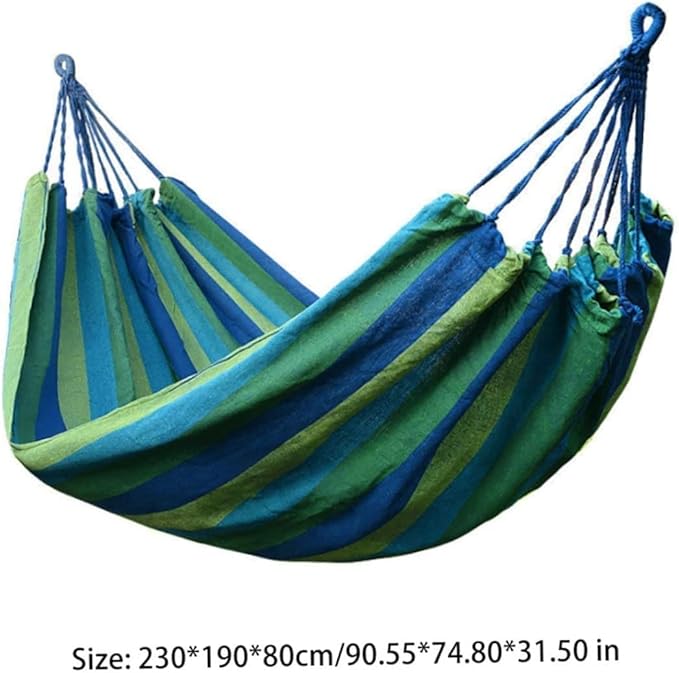 Canvas Fabric Hammock Indoor Portable Hanging Camping Hammock Swing Chair Home Bedroom Travel Hammock Lazy Chair