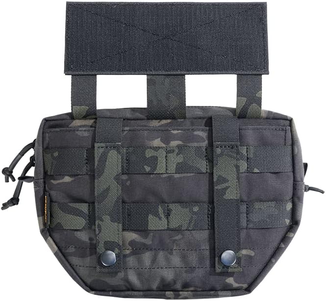 EXCELLENT ELITE SPANKER Tactical Drop Dump Pouch Molle Tool Pouch with Hook &amp Loop Carrying Kit Bag for Tactical Vest Chest Rig