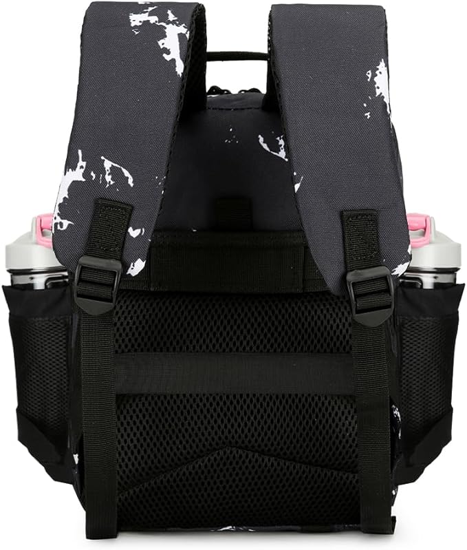 9L Mini Tactical Backpack for Men and Women Tactical Backpack Small for Hiking Small Tactical Bag (Black Lightning)