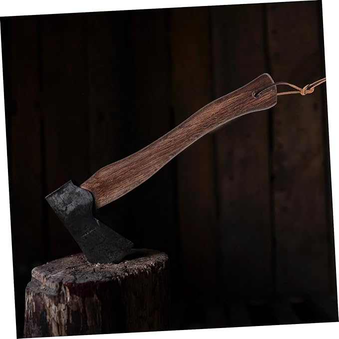 BESPORTBLE 2pcs Wooden Hatchet Handle Replacement Ergonomic Grip for Camp Axe for Easy Installation and Comfortable Use