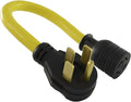 Conntek 14335 1.5-Foot Adapter 50 Amp 14-50P Male Plug To L14-30R 30 Amp 125/250 Volt Locking Female Connector Black