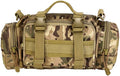 UNISTRENGH Utility 3P Military Tactical Duffle Waist Bags MOLLE Assault Shoulder Backpack Multifunction EDC Pouches Heavy Duty Fanny Packs (CP camouflage)